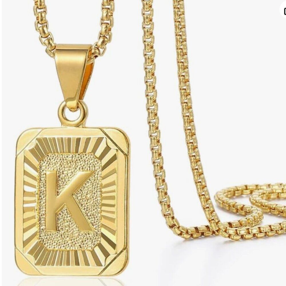 K gold plated necklace